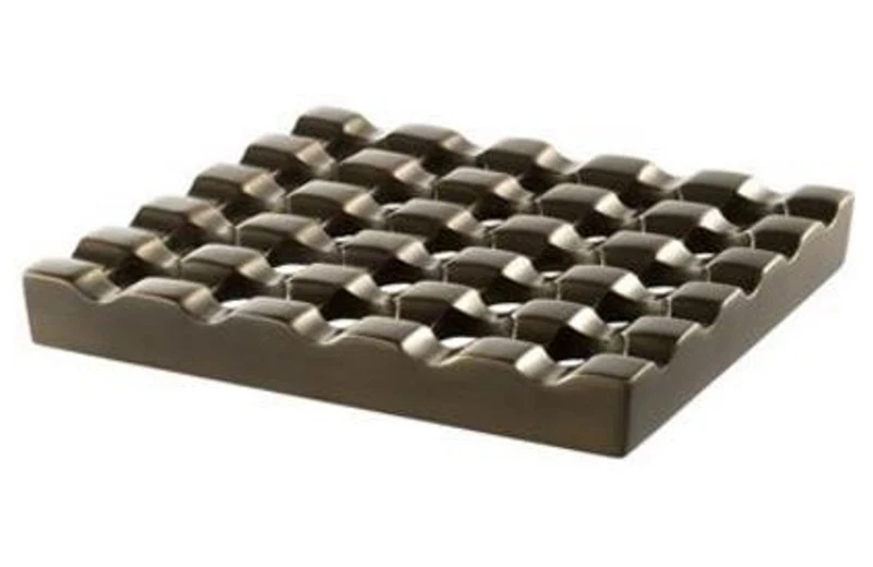 Casa Padrino Luxus Messing Aschenbecher - Designer Accessoire in antikem Messing - 20 x 20 x 9 cm