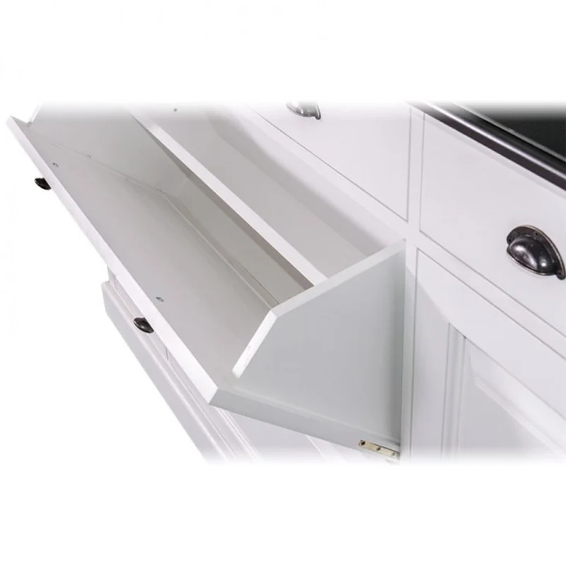 Casa Padrino Shabby Chic Landhaus Stil Sideboard Schuhschrank - Dielen Schrank