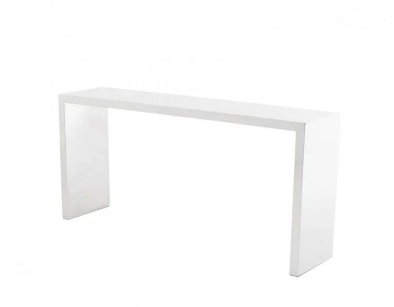 Casa Padrino Luxus Konsolen 2er Set - Konsolentische aus poliertem Edelstahl - 170x40xH.80 cm / 150x40xH.70 cm
