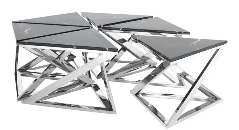 Casa Padrino Designer Couchtisch Set - Luxus Kollektion