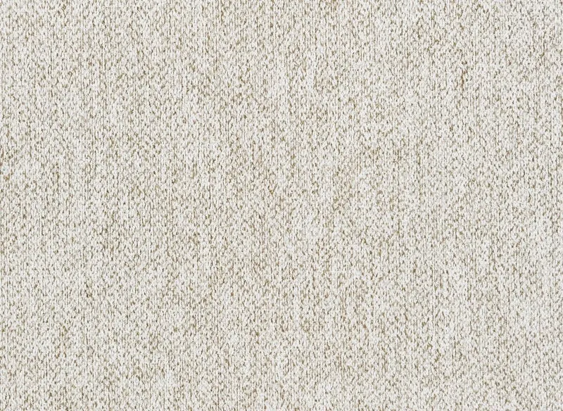 Canapé d'angle en tissu texturé beige CLARISSE - Angle gauche