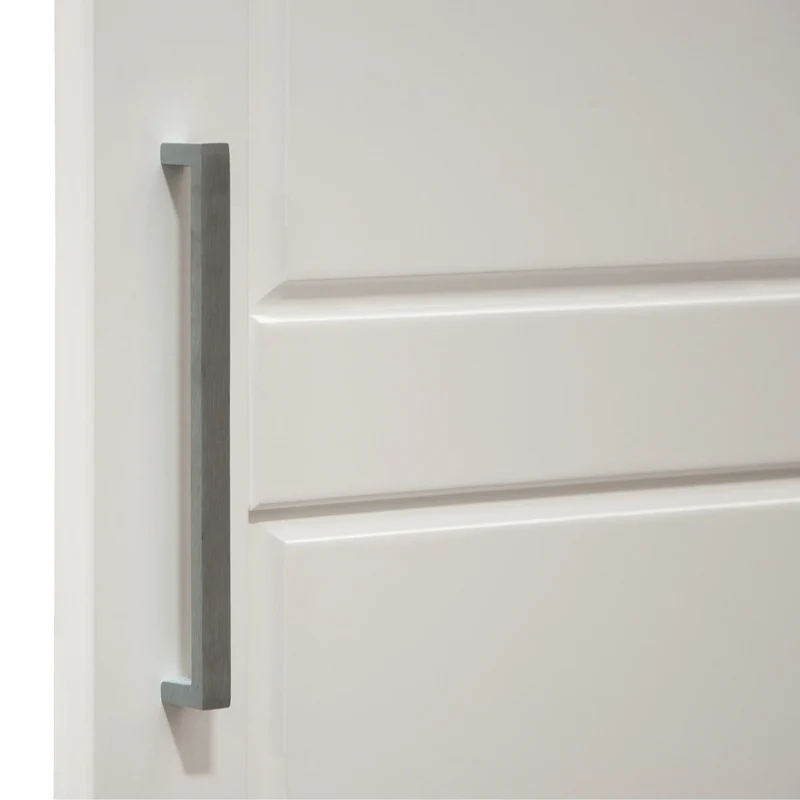 Palace Imports Armoire Cosmo 3 portes 100 % bois massif avec portes en bois massif ou portes miroir