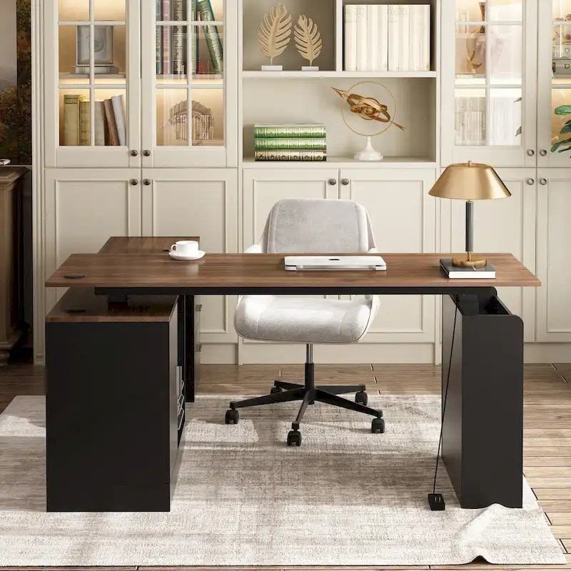 Table esthétique de bureau debout polyvalente 63W avec personnalisation de la hauteur