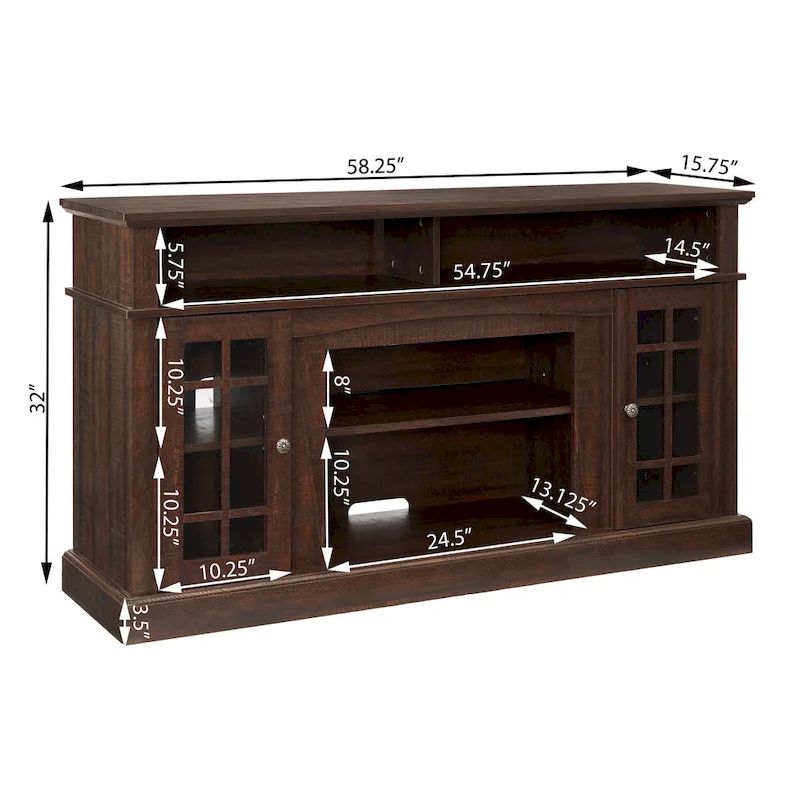 Meuble TV classique – Console de divertissement moderne