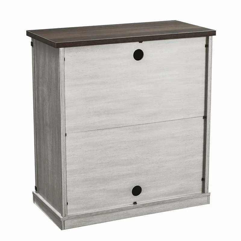 Meuble TV compact de 32 po pour téléviseurs de 40 po avec portes de grange - 32 po de largeur