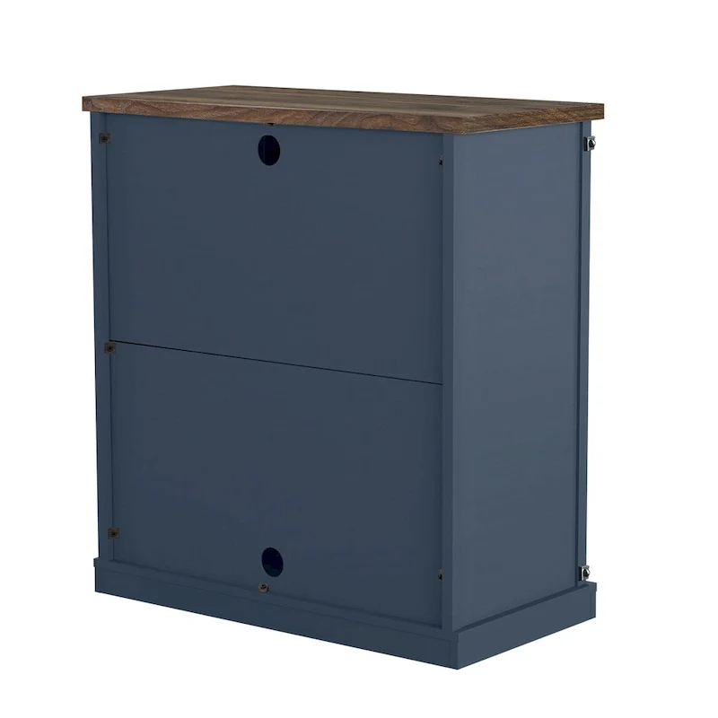Meuble TV compact de 32 po pour téléviseurs de 40 po avec portes de grange - 32 po de largeur