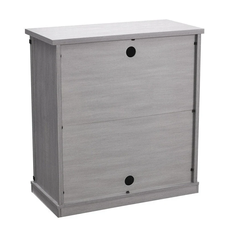 Meuble TV compact de 32 po pour téléviseurs de 40 po avec portes de grange - 32 po de largeur