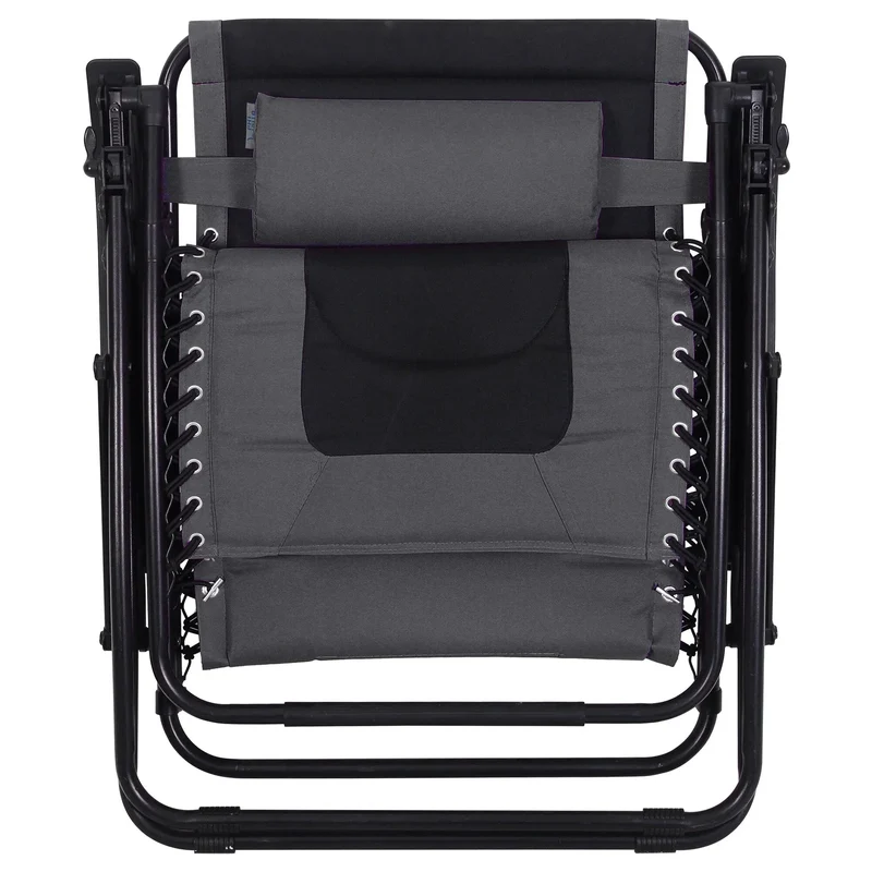 Fauteuil de relaxation zéro gravité XL surdimensionné rembourré avec accoudoirs plus larges et porte-gobelet réglable - N/A