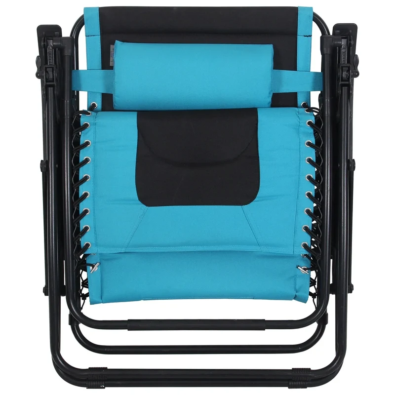 Fauteuil de relaxation zéro gravité XL surdimensionné rembourré avec accoudoirs plus larges et porte-gobelet réglable - N/A