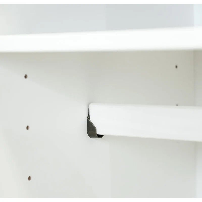 Palace Imports Armoire Cosmo 3 portes 100 % bois massif avec portes en bois massif ou portes miroir