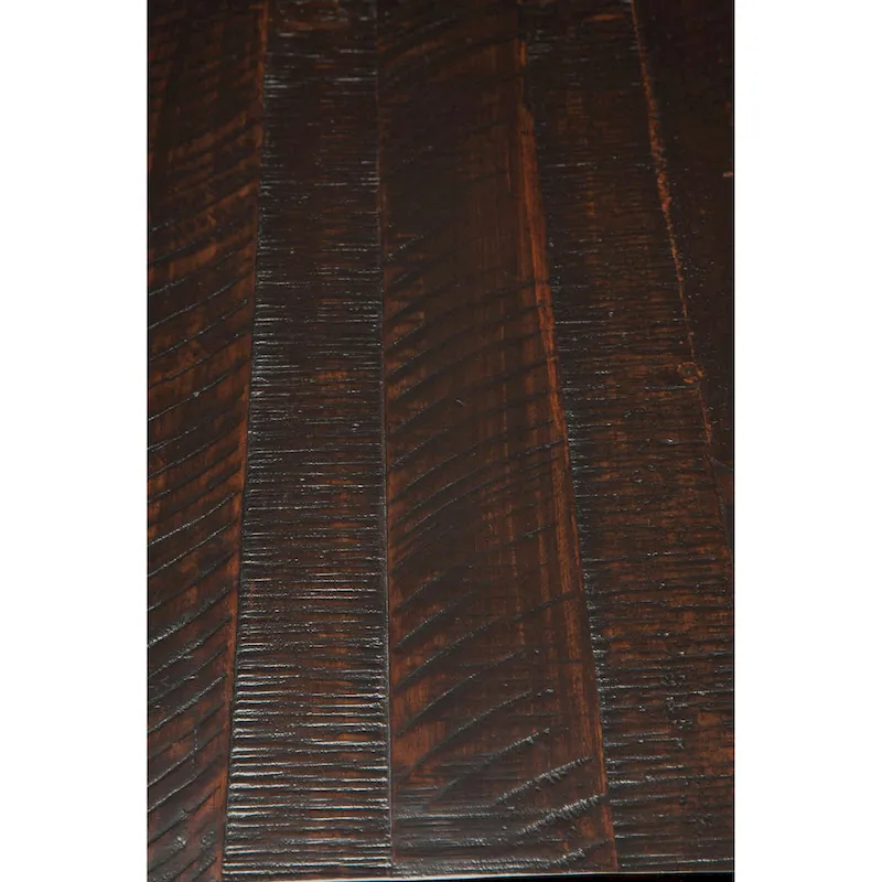 Meuble TV en bois massif de 165 cm de large avec rangement
