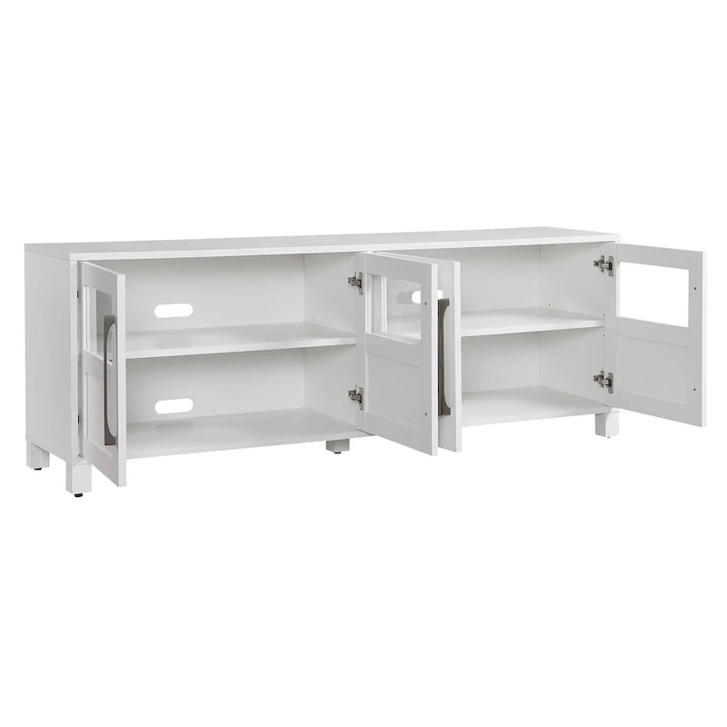 Meuble TV rectangulaire pour téléviseurs jusqu'à 75 pouces