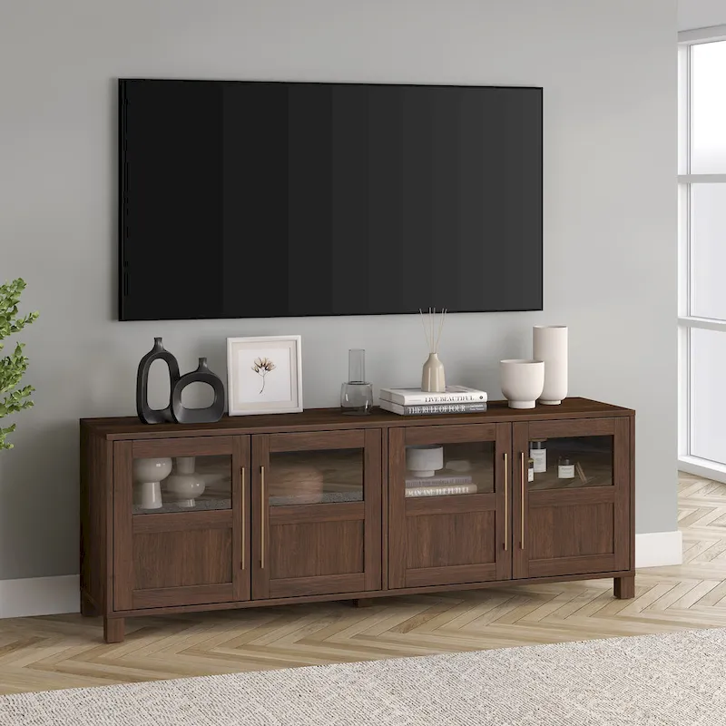 Meuble TV rectangulaire pour téléviseurs jusqu'à 75 pouces