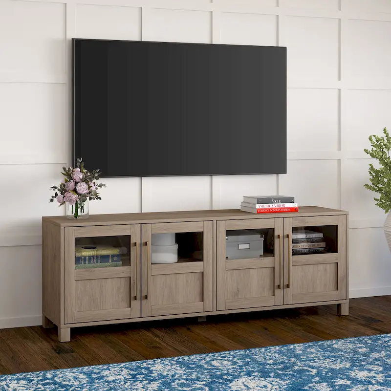Meuble TV rectangulaire pour téléviseurs jusqu'à 75 pouces