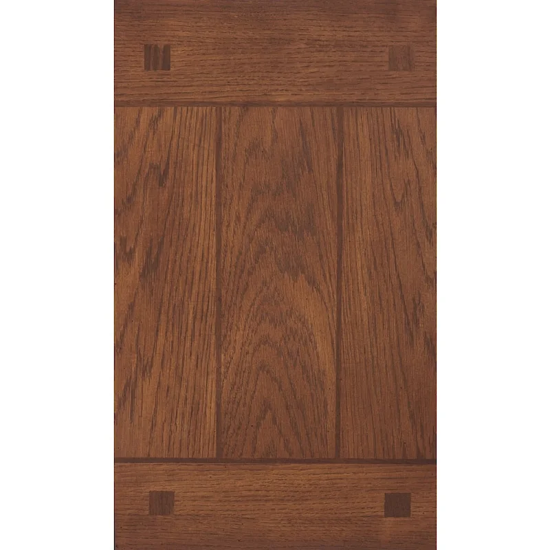 Table d'appoint de bout de canapé en bois finition brune - 13 L x 22,13 P x 23,13 H