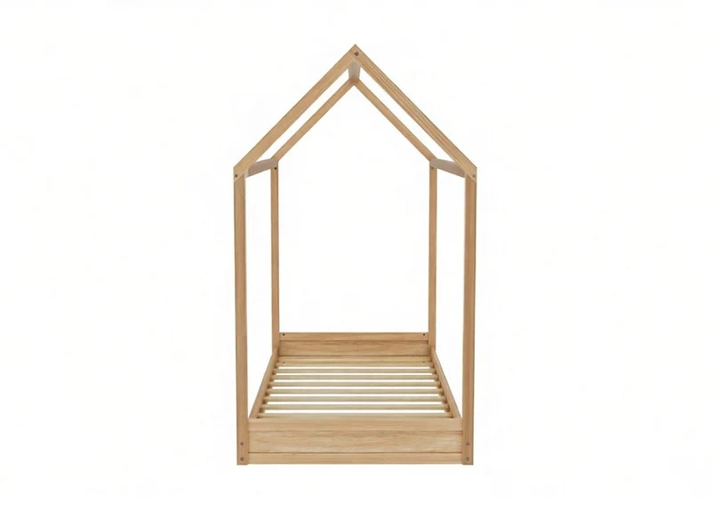 Lit cabane en bois 90 x 190 cm POPY