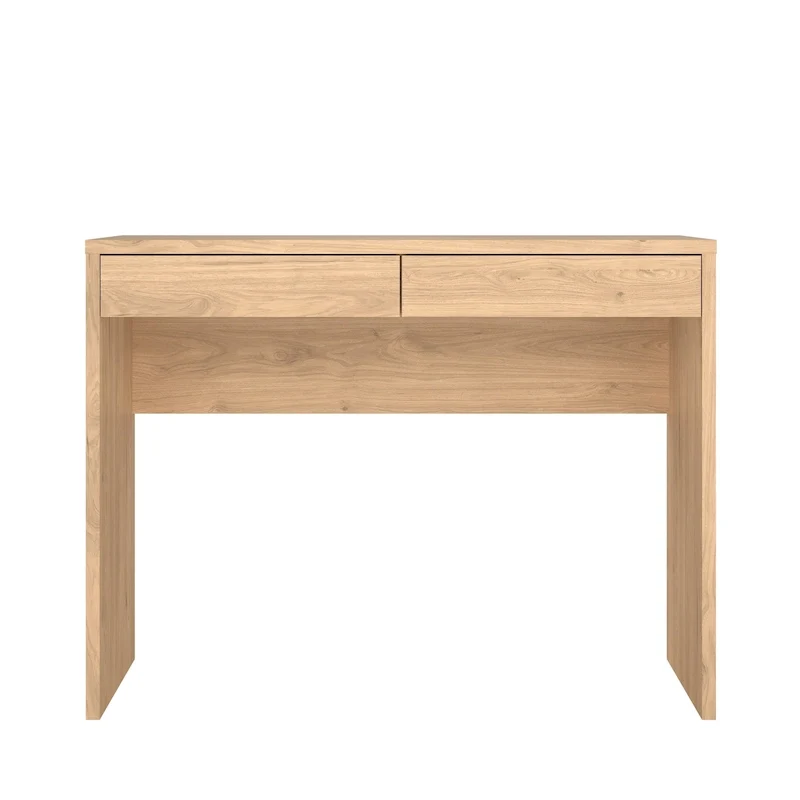 Bureau d'écriture pour bureau à domicile avec 2 tiroirs de rangement