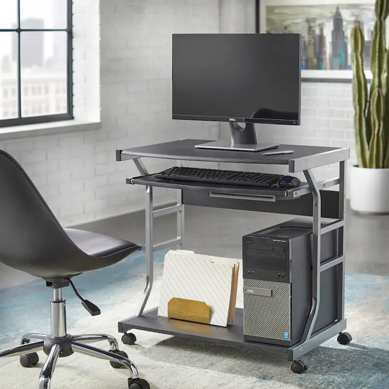Bureau informatique roulant