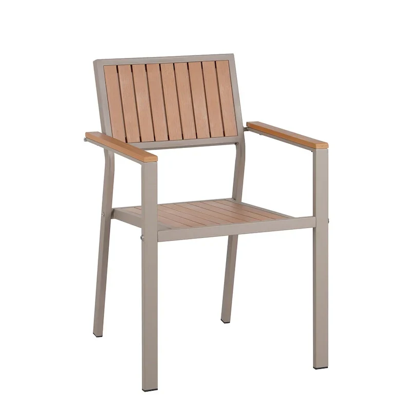 Ensemble de salle à manger d'extérieur extensible 7 pièces avec table extensible et 6 fauteuils