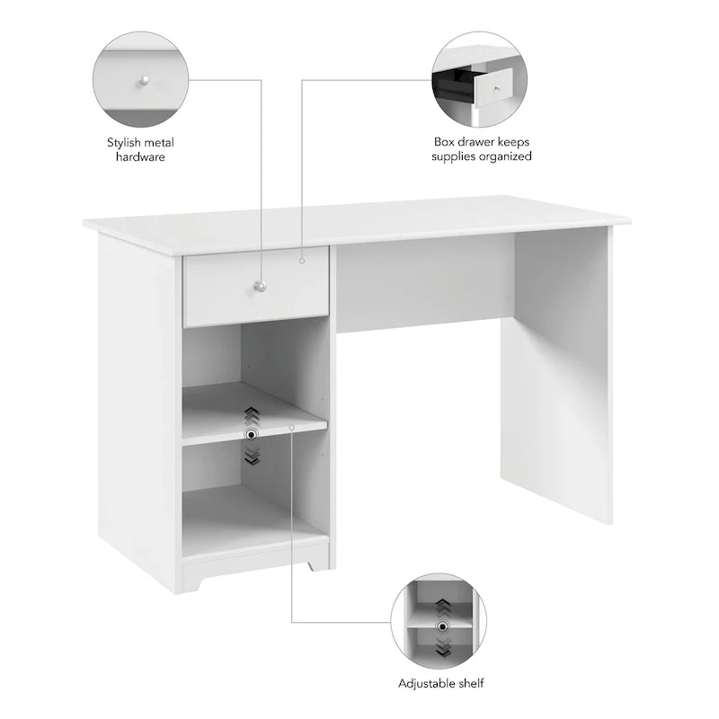 Bureau informatique 48 W avec rangements par