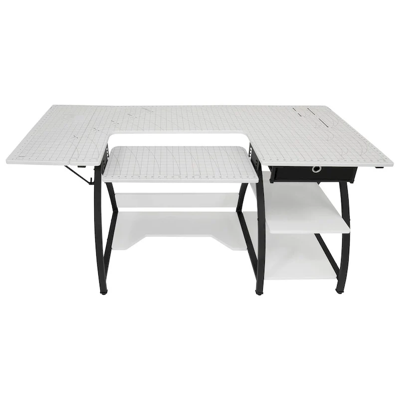 Table de couture avec ou sans grille de découpe intégrée