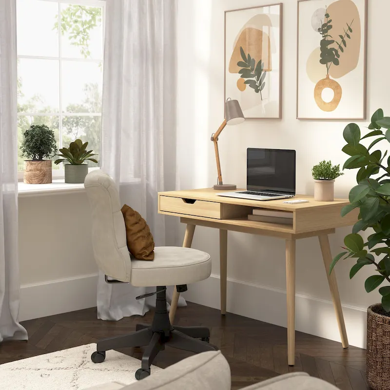 Bureau d'ordinateur 40W avec rangement