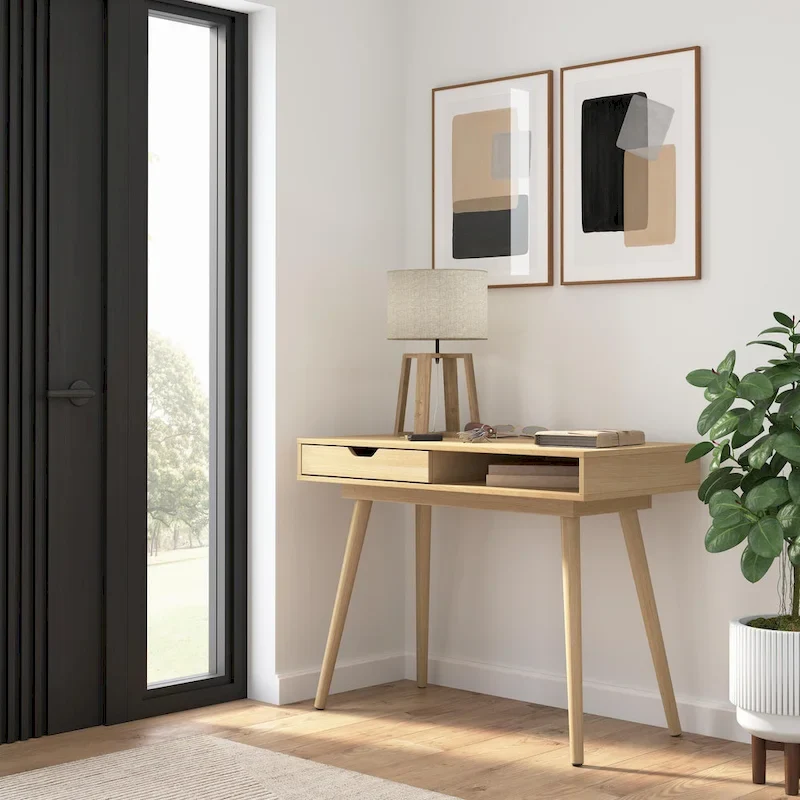 Bureau d'ordinateur 40W avec rangement