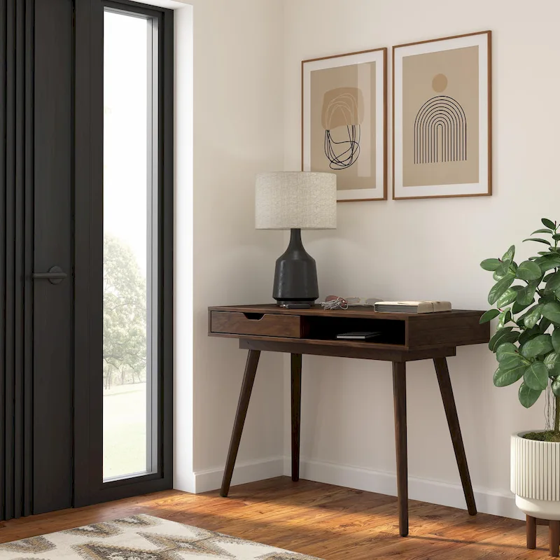 Bureau d'ordinateur 40W avec rangement