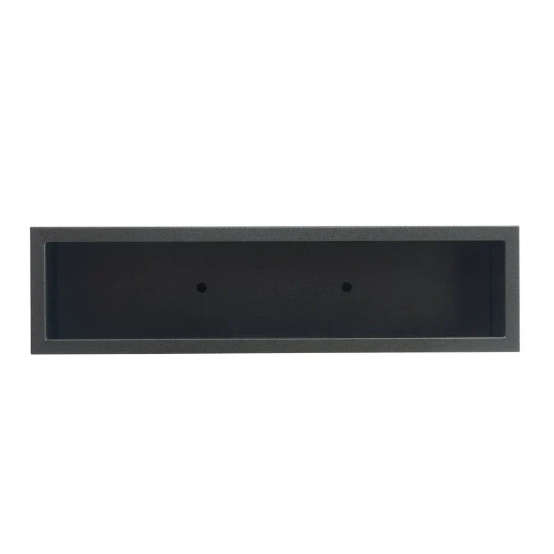 Jardinière Métallique Haute pour Plantes d'Extérieur, 38 po L x 10 po l x 30 po H, Longue et Haute Jardinière en Métal - 38x30x10