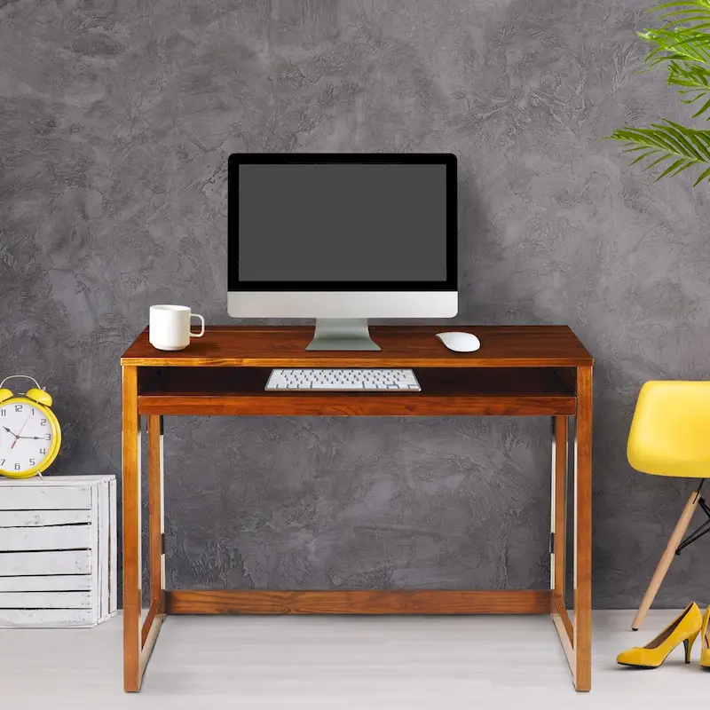 Bureau pliant moderne avec 4 ports USB