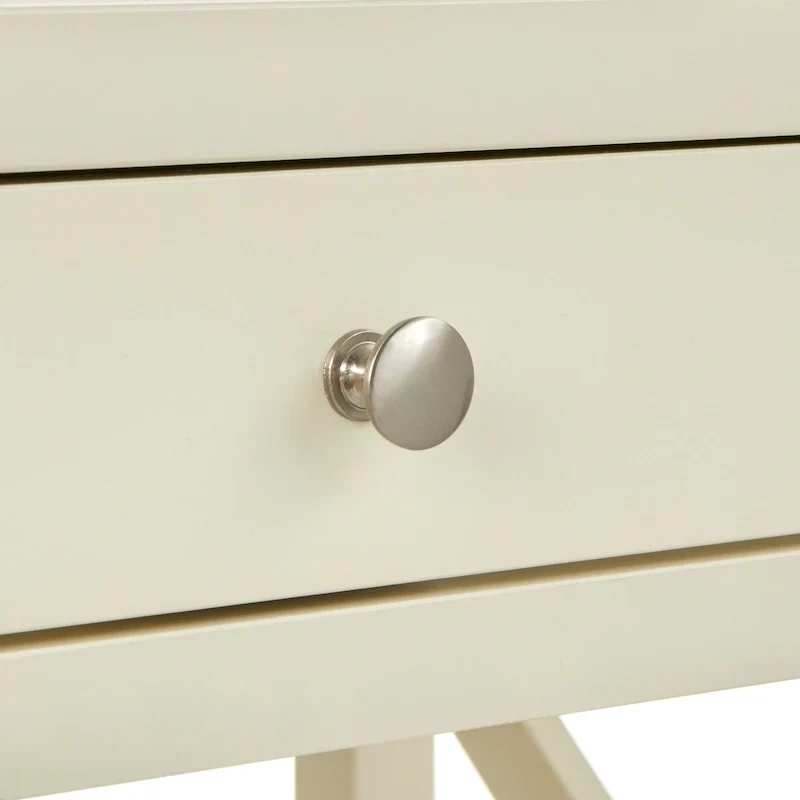 Bureau en bois de style ferme avec cadre en X