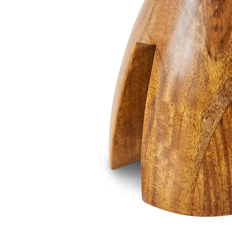 Tabouret en bois chesnut
