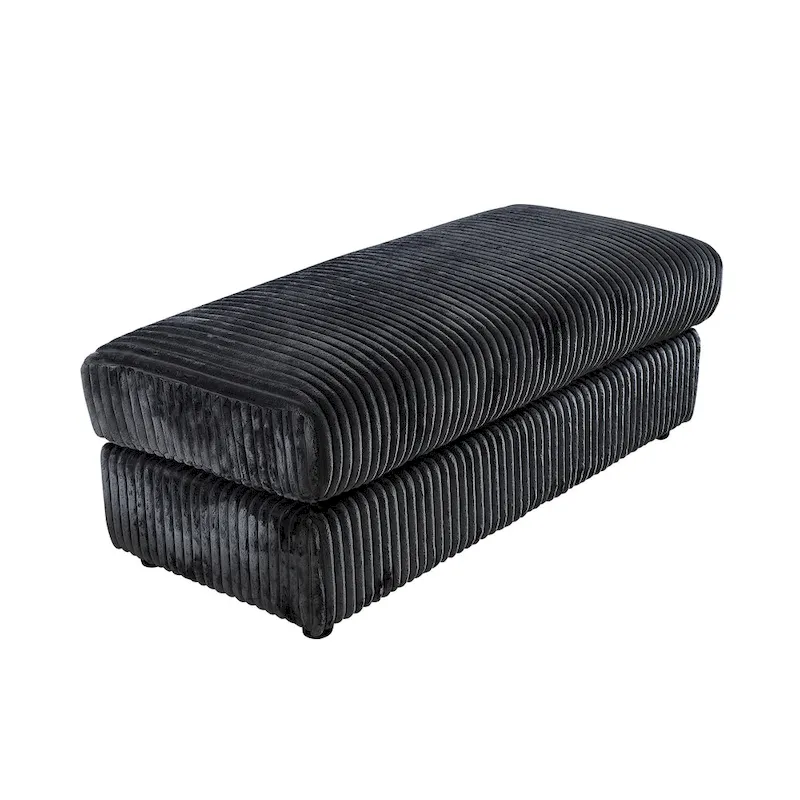 Canapé sectionnel modulaire en velours côtelé 6 pièces surdimensionné en forme de L, combinaison DIY