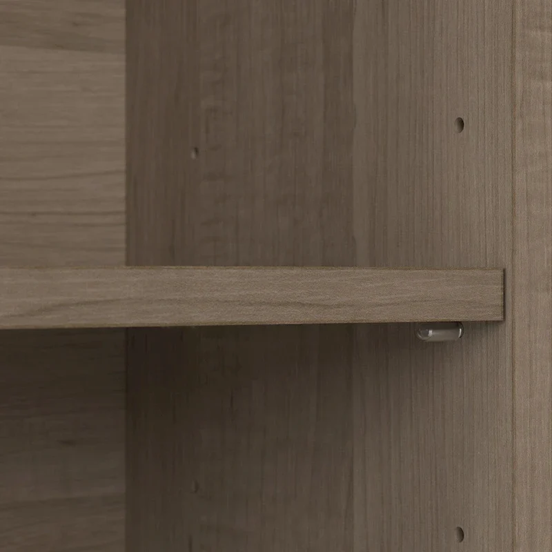 Bureau d'angle debout 52W avec étagères