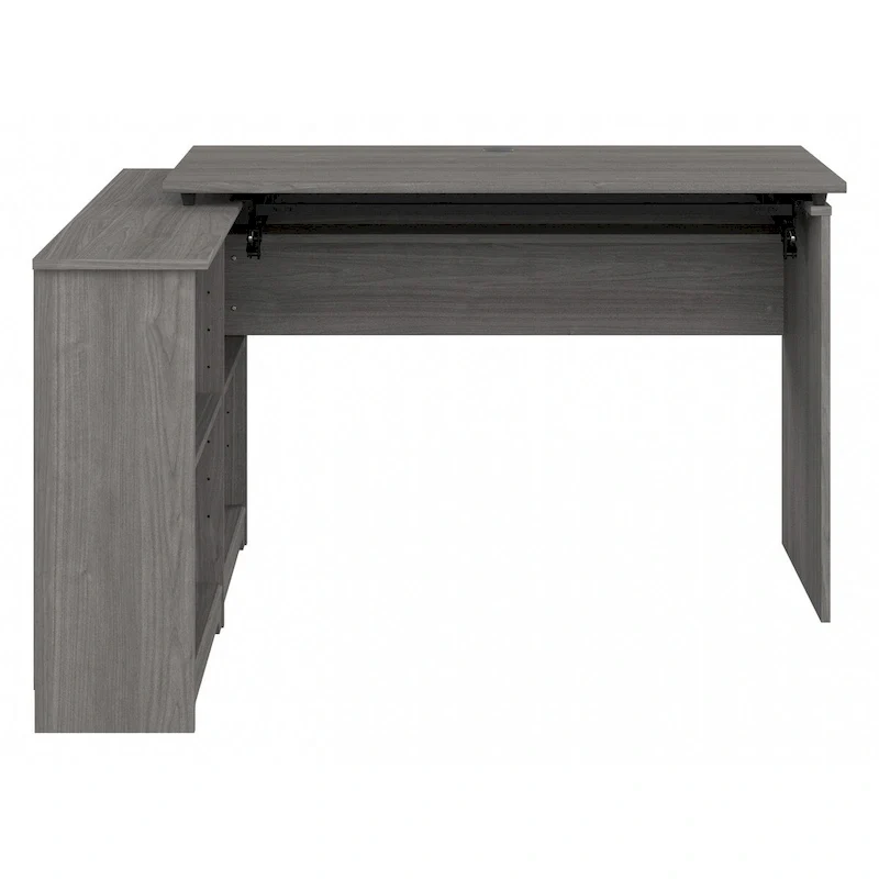 Bureau d'angle debout 52W avec étagères
