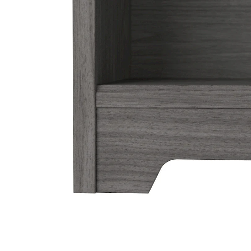 Bureau d'angle debout 52W avec étagères