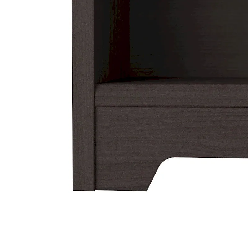 Bureau d'angle debout 52W avec étagères
