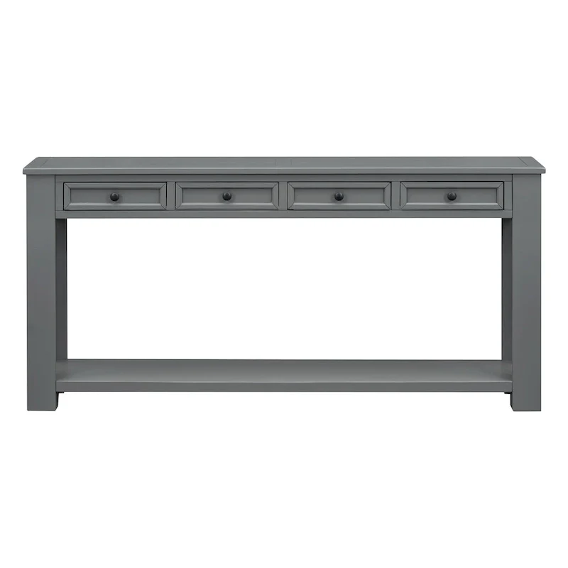 Console / Table d'appoint avec tiroirs de rangement et étagère inférieure pour entrée/couloir