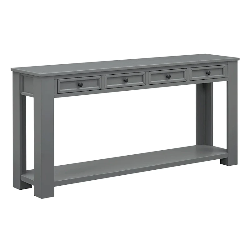 Console / Table d'appoint avec tiroirs de rangement et étagère inférieure pour entrée/couloir