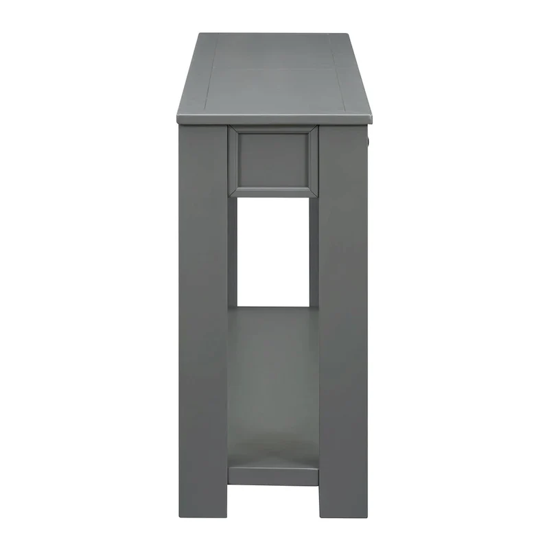 Console / Table d'appoint avec tiroirs de rangement et étagère inférieure pour entrée/couloir