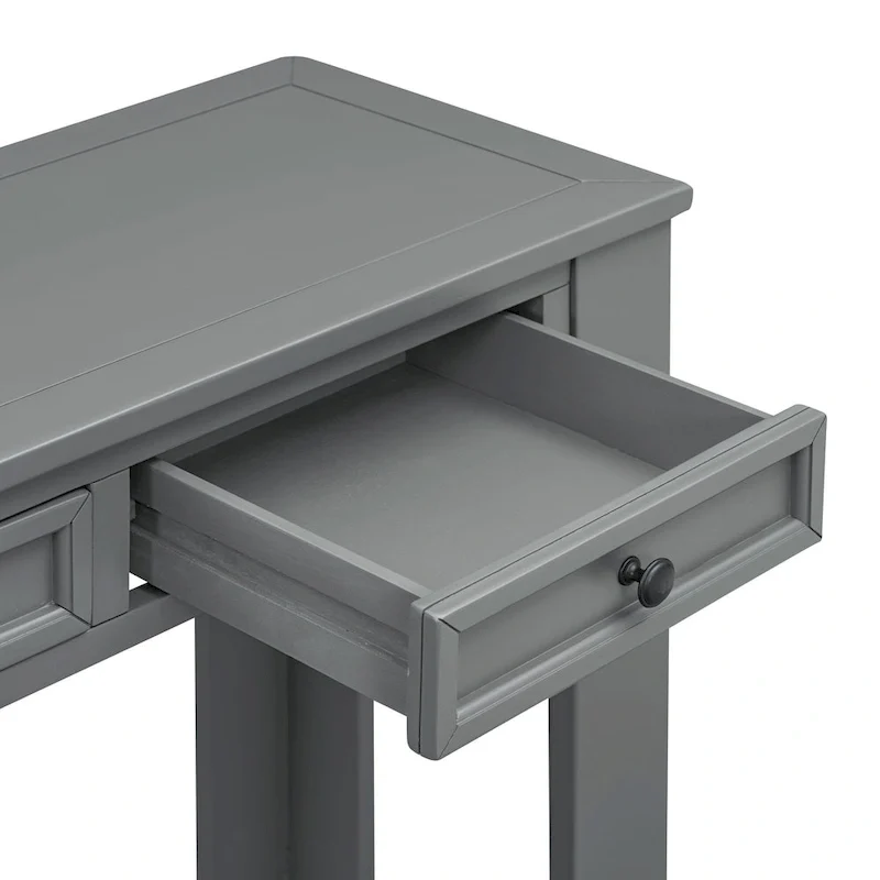 Console / Table d'appoint avec tiroirs de rangement et étagère inférieure pour entrée/couloir