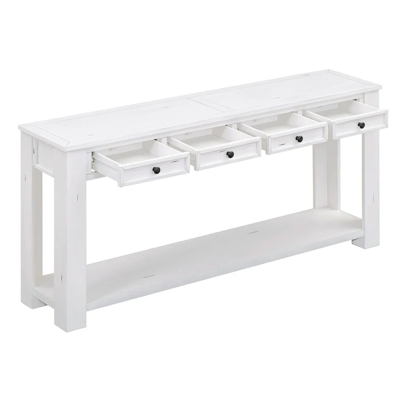Console / Table d'appoint avec tiroirs de rangement et étagère inférieure pour entrée/couloir