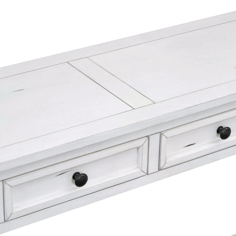 Console / Table d'appoint avec tiroirs de rangement et étagère inférieure pour entrée/couloir