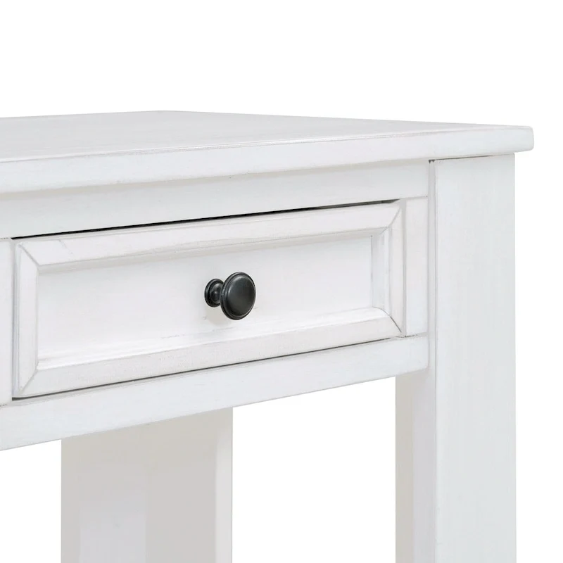 Console / Table d'appoint avec tiroirs de rangement et étagère inférieure pour entrée/couloir