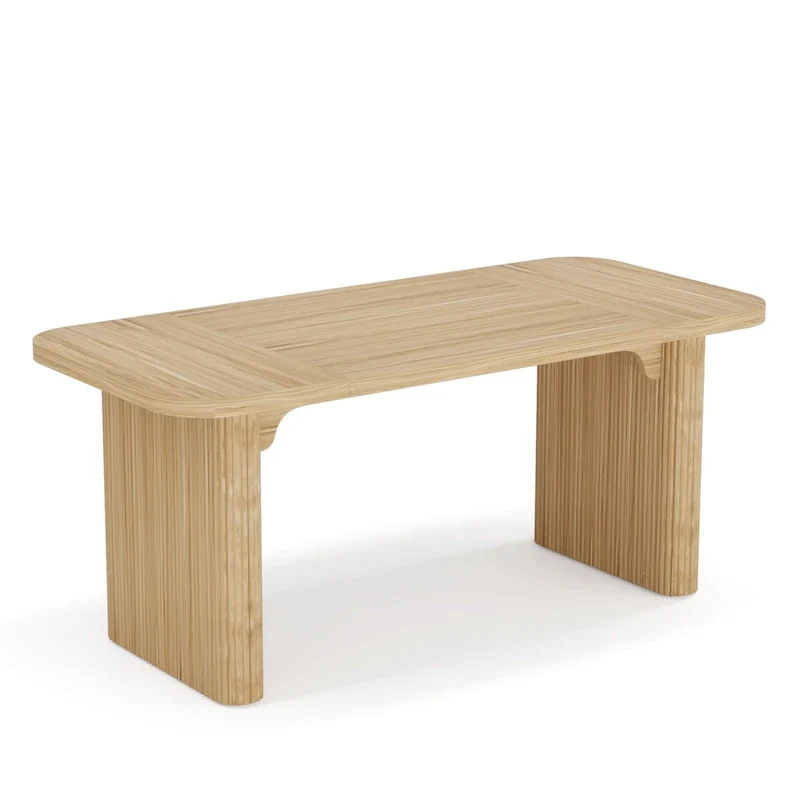 Table de réunion de conférence rectangulaire en bois de 1,5 m - Bureau de direction