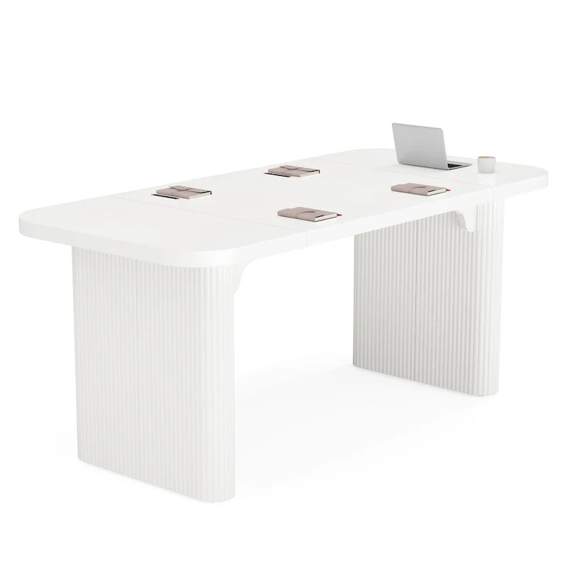 Table de réunion de conférence rectangulaire en bois de 1,5 m - Bureau de direction