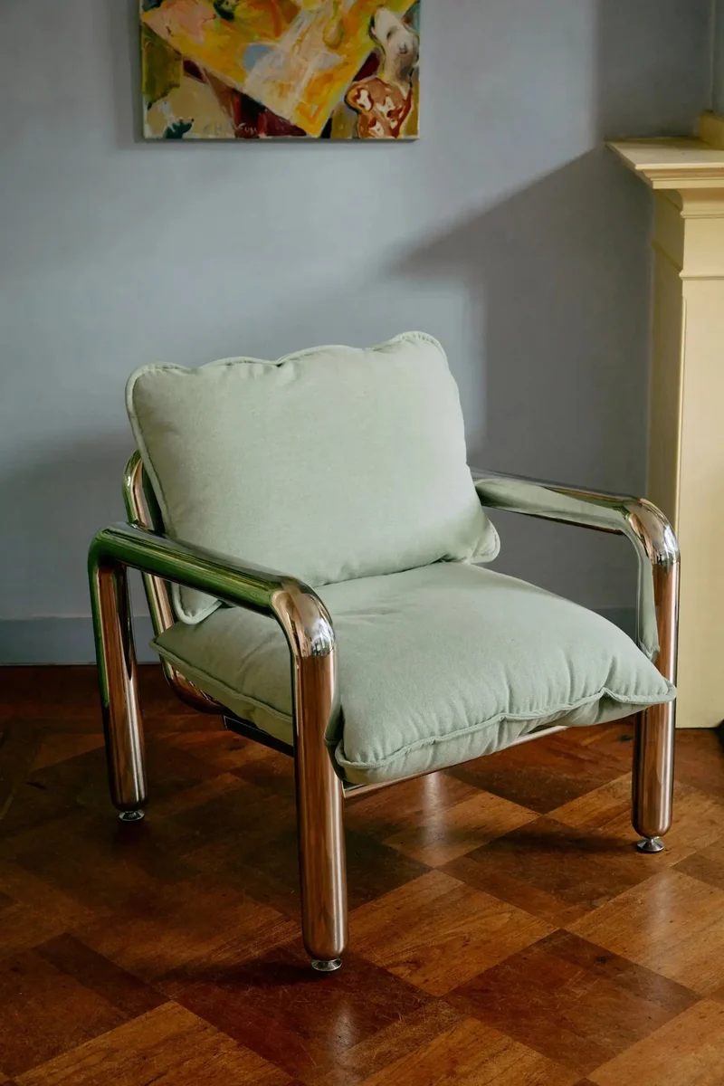 fauteuil hk living Lounge Chrome