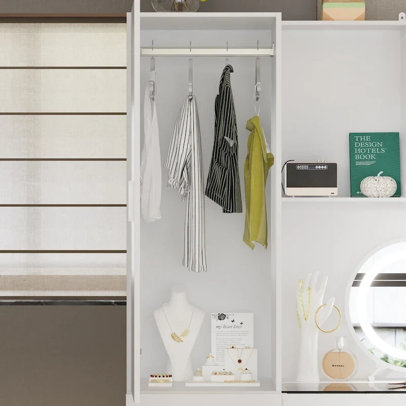 Armoire & Bureau – Coiffeuse de chambre à coucher peu encombrante