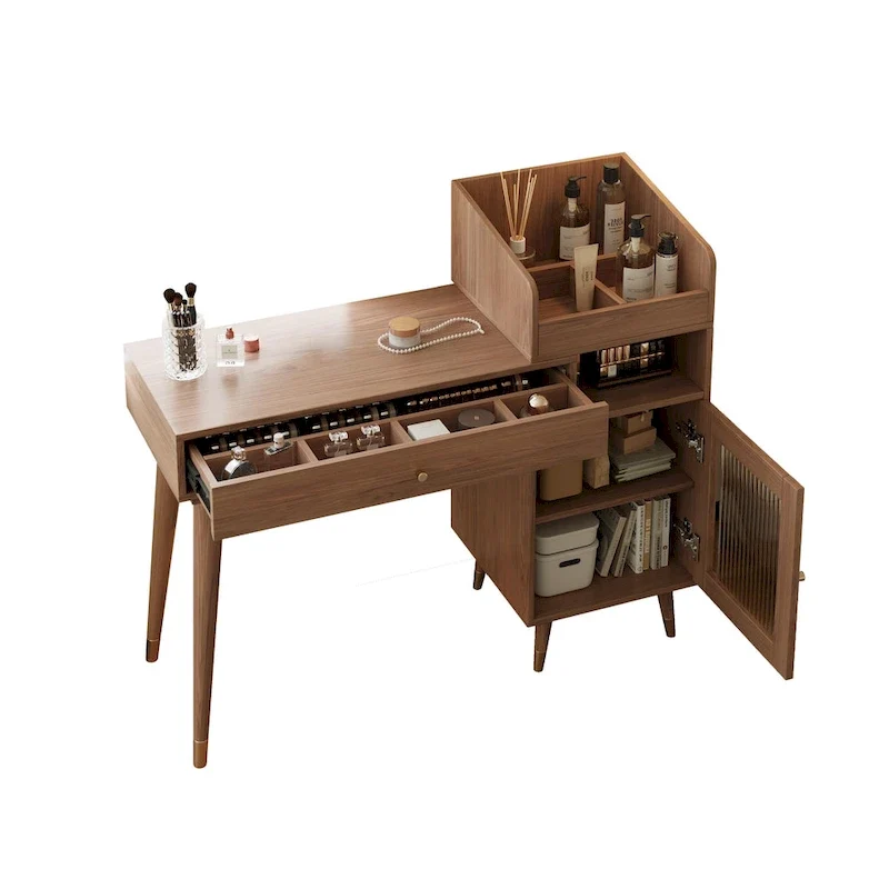 Coiffeuse avec miroir,Coiffeuse escamotable