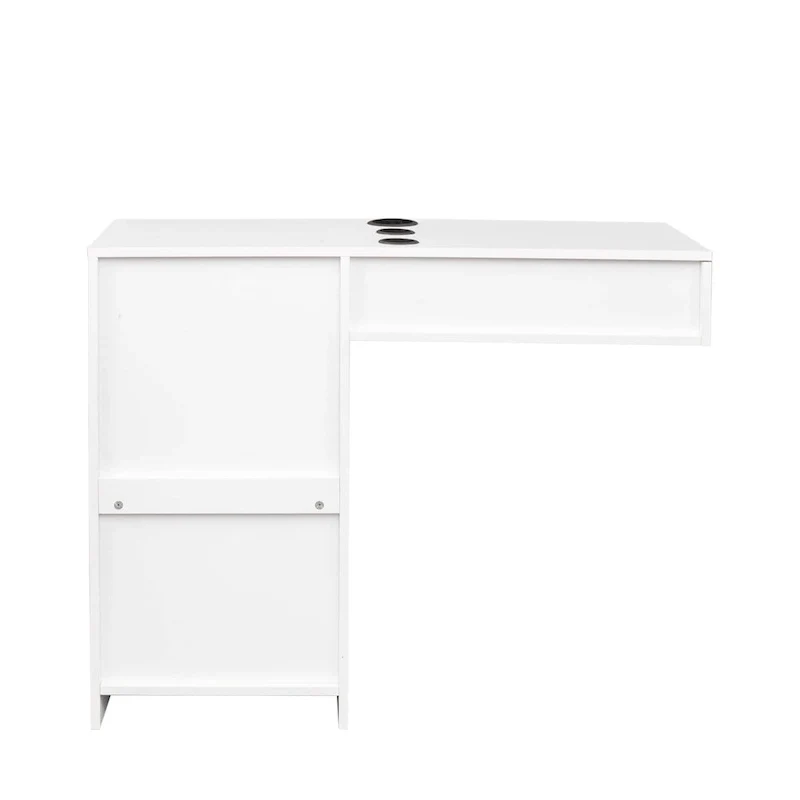 Meuble de rangement mural verrouillable pour salon de coiffure en bois - 15,98 x 40,47 x 32,01